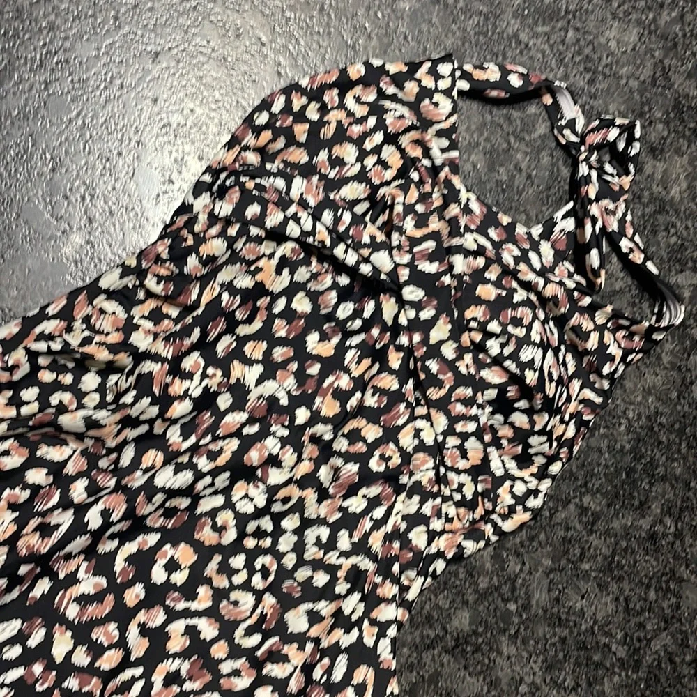 Isabel Maternity Animal Print Bathing Suit - Picture 3 of 5